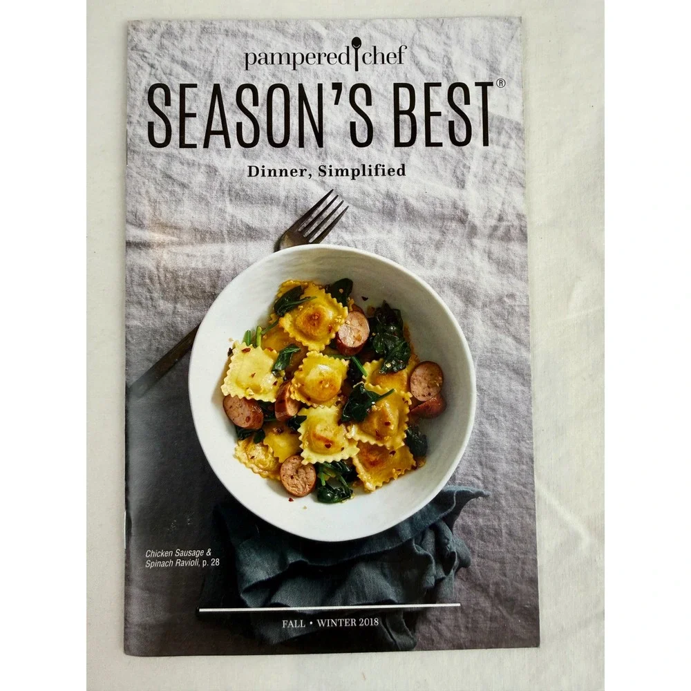 Pampered Chef Season's Best Recipe Booklets Lot of 5 Cookbooks‎ 2011-2020 Mixed
